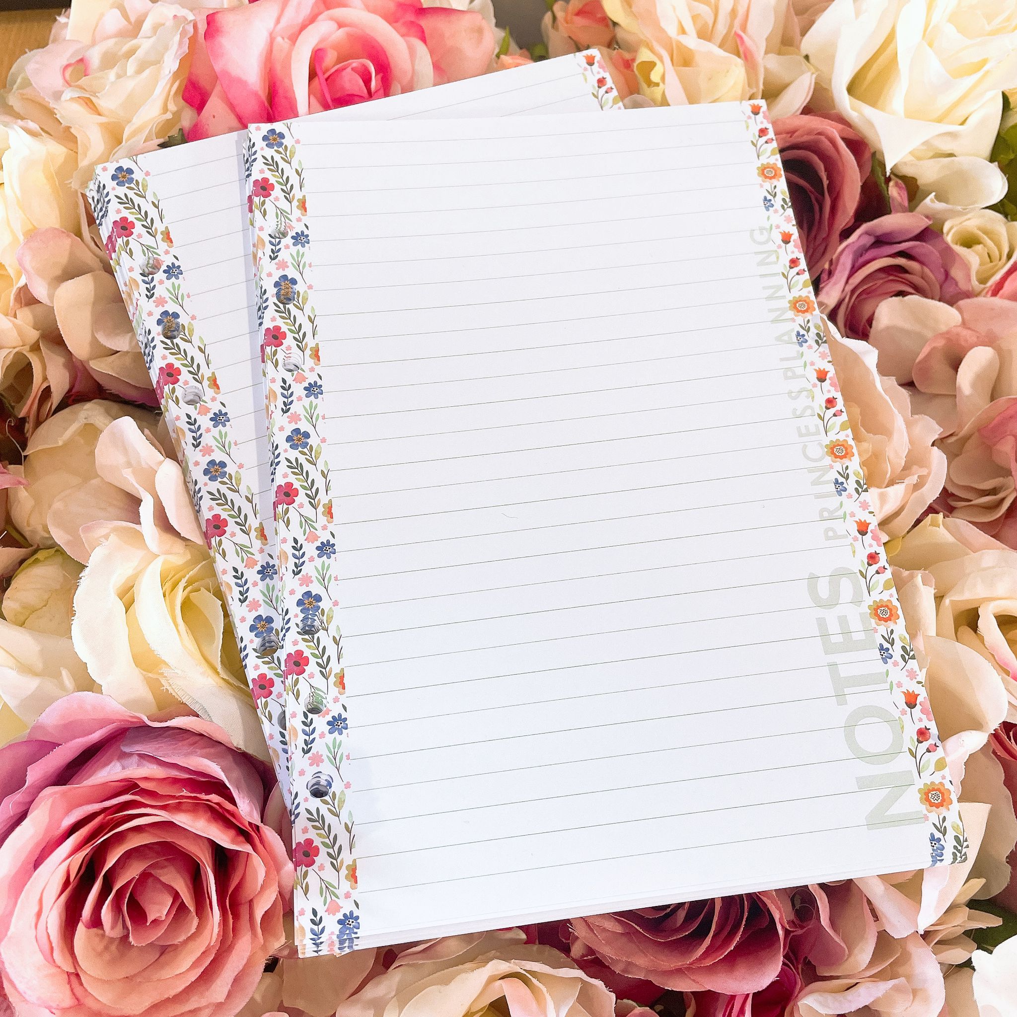 Floral Note Paper